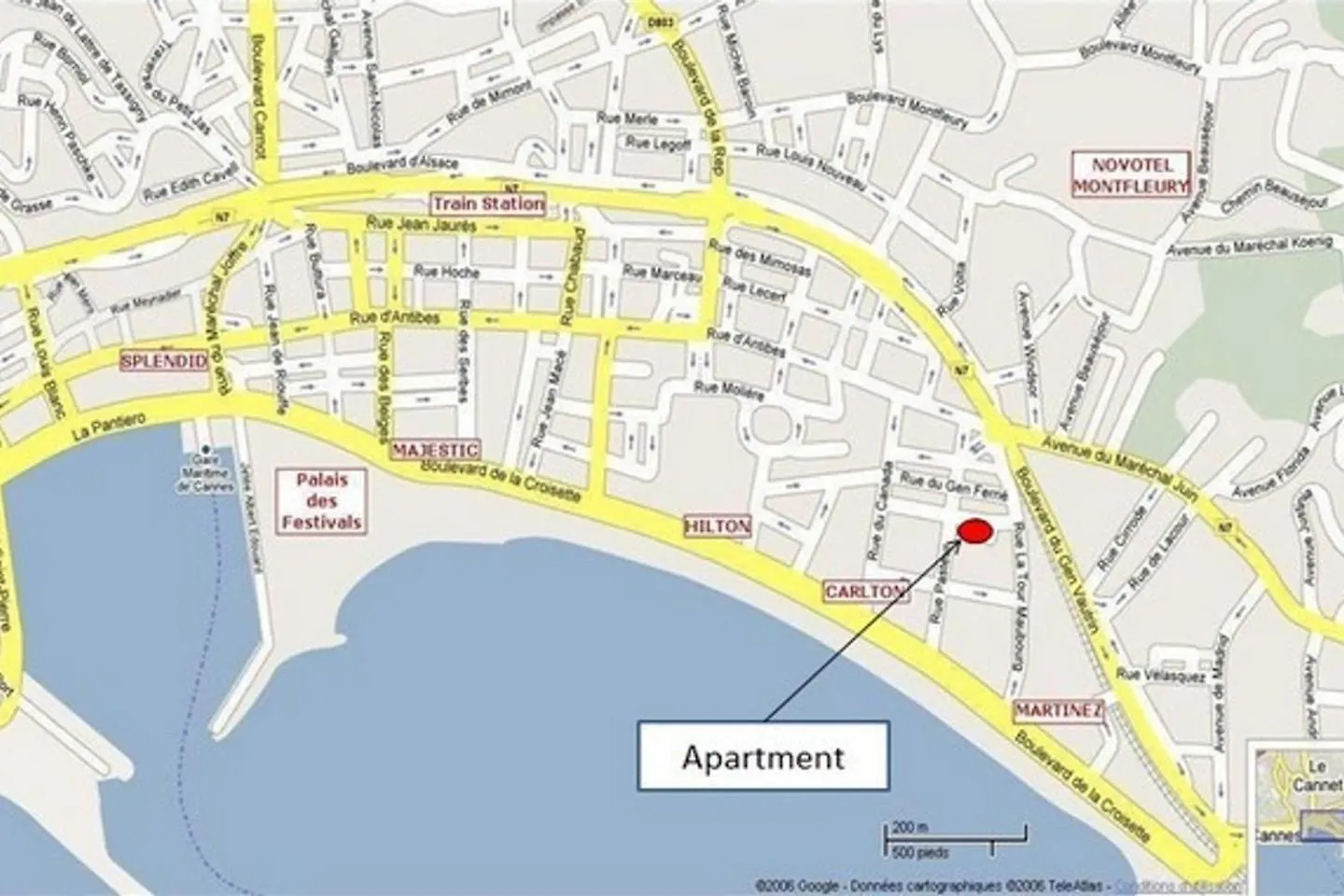 Great 3Bedrooms 100M From Croisette Cannes
